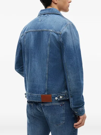 Tommy Jeans Ryan Logo-patch Denim Jacket In Multi