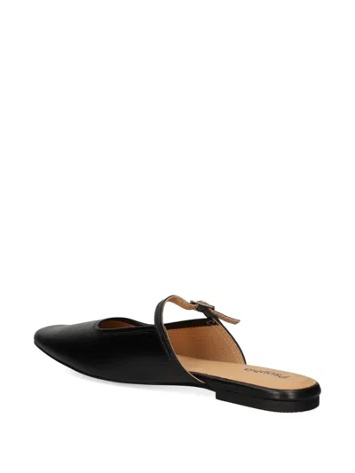 Psophia Buckle-strap Leather Ballet Flats In Multi