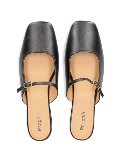 Psophia Buckle-strap Leather Ballet Flats In Multi