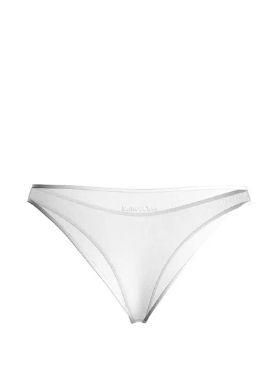 Maison Close Panorama Mesh Briefs In White