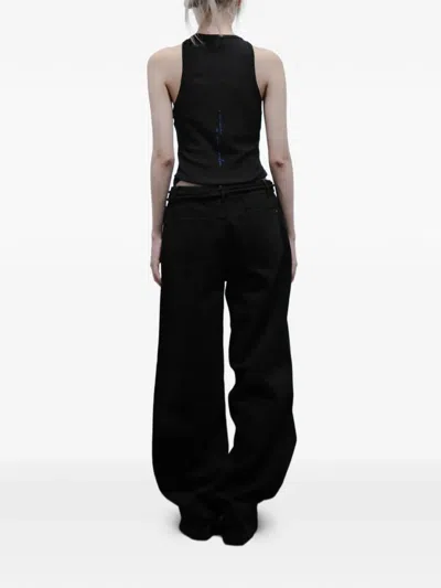 Ili Node Greer Drawstring Trousers In Black