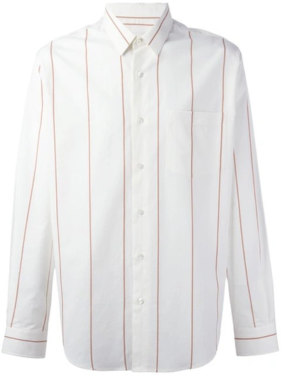Ami Alexandre Mattiussi Large Classic Shirt In Off White