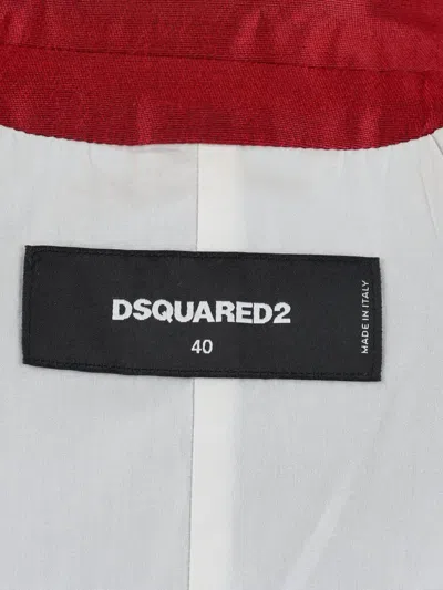Pre-owned Dsquared2 Peak-lapel Single-breasted Blazer In Red