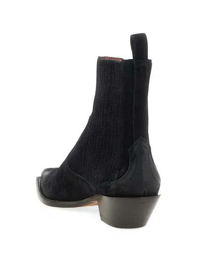 Sonora Hernan Ankle Boots Pointed Toe Pull Tab In Multi