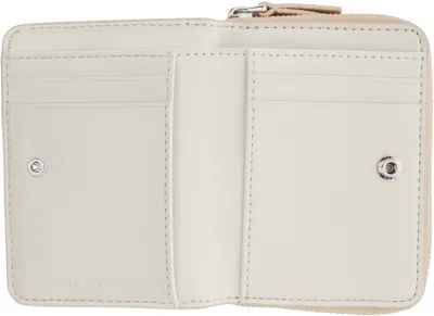 Marc Jacobs Scribble Leather Mini Compact-wallet In Multi