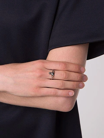 Vivienne Westwood 'suzie' Ring In Metallic | ModeSens