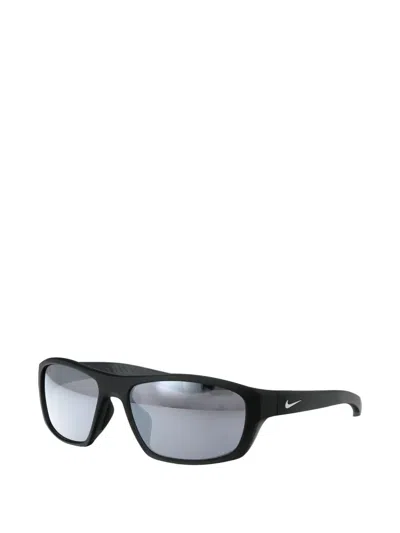 Nike Brazen Boost Rectangle-frame Sunglasses In Black