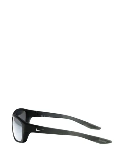Nike Brazen Boost Rectangle-frame Sunglasses In Black