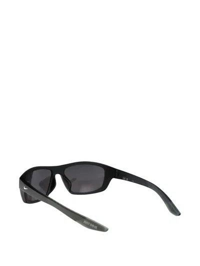 Nike Brazen Boost Rectangle-frame Sunglasses In Black