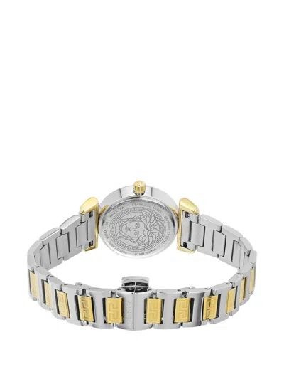 Versace Greca 27mm Watch In Silver