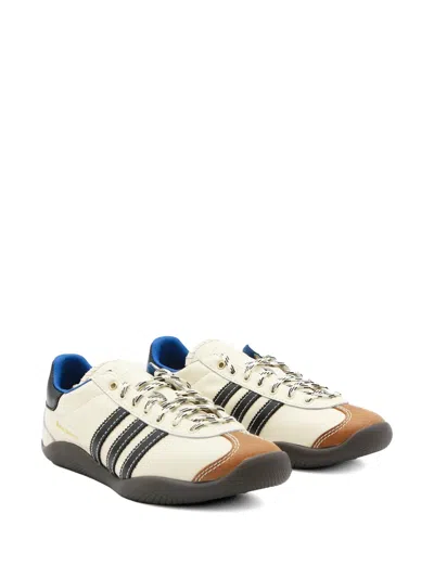 Adidas Originals Adidas By Wales Bonner Luxury Leather Sneakers For Men In Neutral
