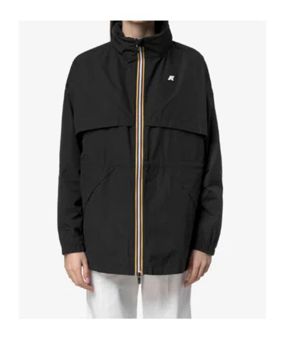 K-way Flap Pocket Jacket In Black