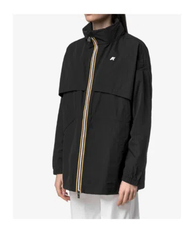 K-way Flap Pocket Jacket In Black