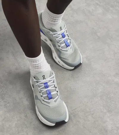 On Blue Cloudtilt Sneakers In Gray