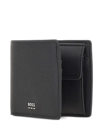 Hugo Boss Lewys Hammered-effect Wallet In Pattern