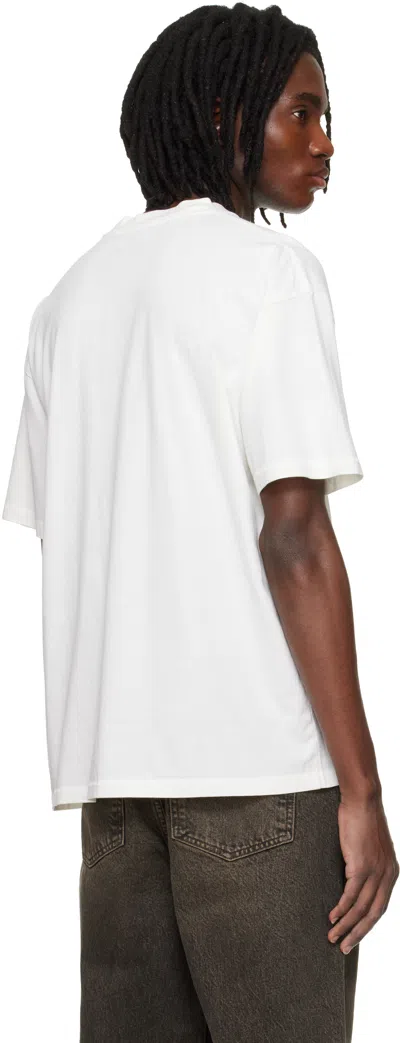 Represent Off-white Western Initial T-shirt In Gray