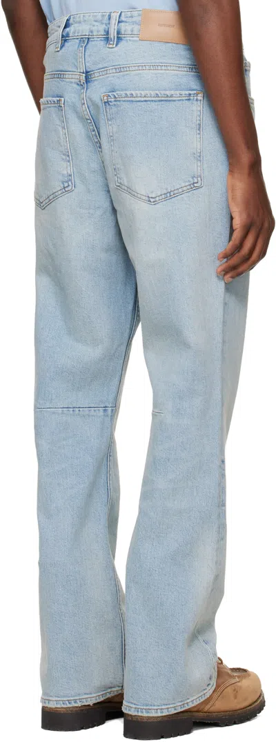 Represent Blue Boot Cut Jeans In Blue
