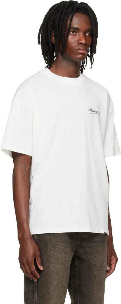 Represent Off-white ' Owners Club' Script T-shirt In Multi