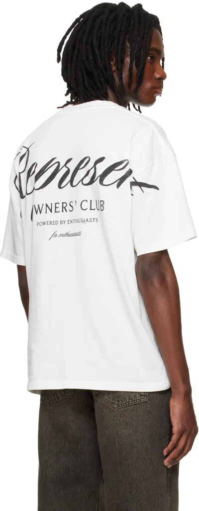 Represent Off-white ' Owners Club' Script T-shirt In Multi
