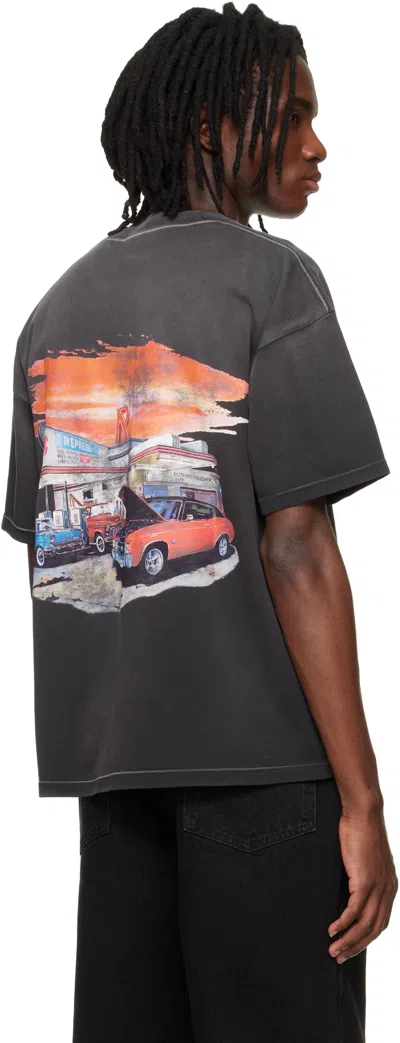 Represent Black 24 Hour Service T-shirt In Black