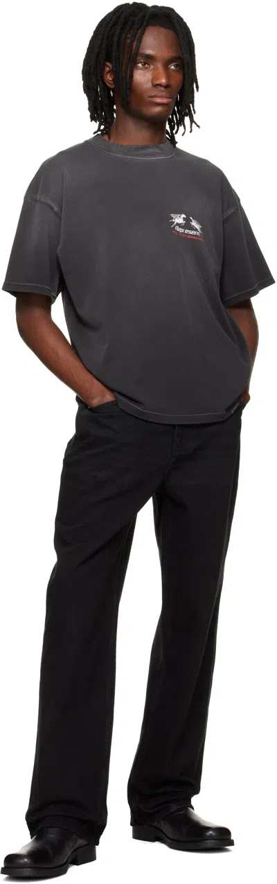 Represent Black 24 Hour Service T-shirt In Black