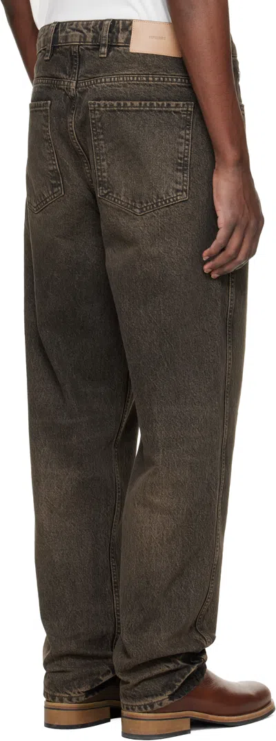 Represent Brown R2 Straight Leg Jeans In Brown
