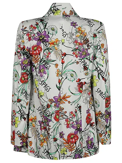 5*progress 5progress Printed Single Breasted Jacket In Multi