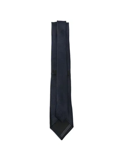 Zegna Patterned Tie In Blue