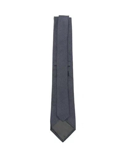Dell'oglio Martin Patterned Tie In Blue