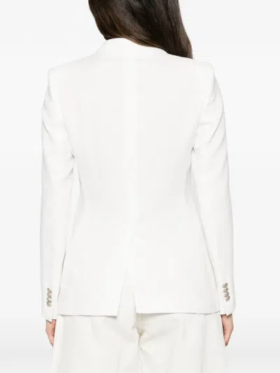 Tagliatore Double-breasted Blazer In White