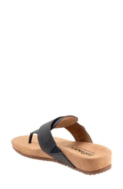 Softwalk Wide Width Belize Sandal In Blue