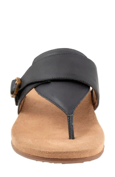Softwalk Wide Width Belize Sandal In Blue