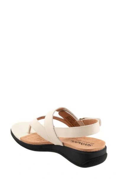 Softwalk Tracy Sandal In White