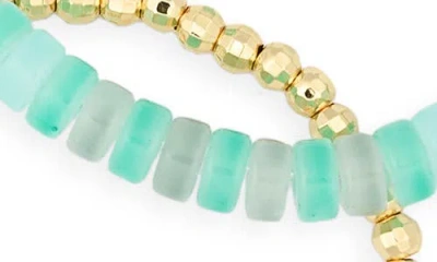Leith 5-pack Beaded Shell Bracelet Set In Multi