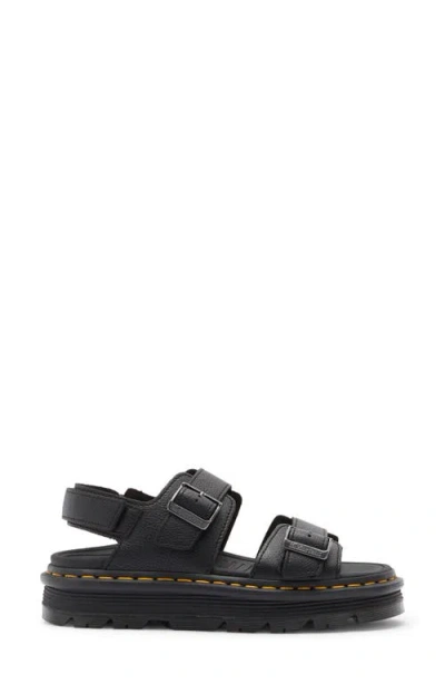 Dr. Martens Zebzag Pisa Platform Sandals In Black