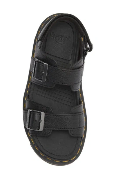 Dr. Martens Zebzag Pisa Platform Sandals In Black