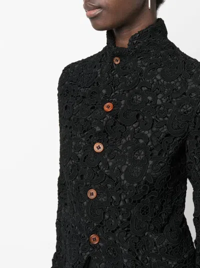 Comme Comme Single Breasted Jacket In Black