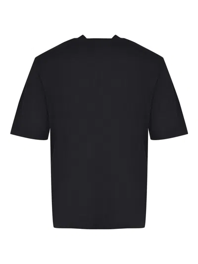 Dsquared2 Black Regular Graphic T-shirt In Multi