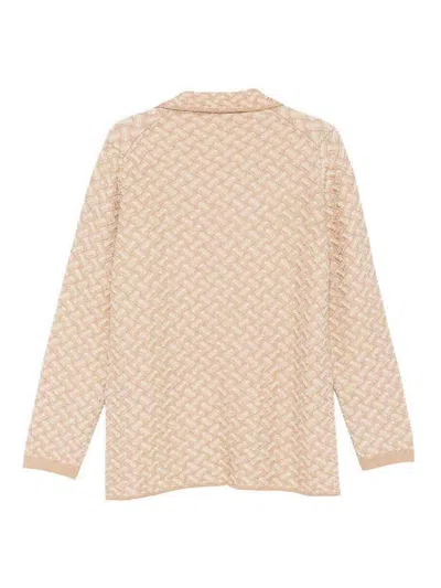 Drumohr Jacket `razor Blade` In Neutral