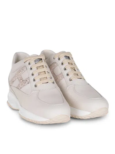 Hogan Interactive Sneakers In Neutral