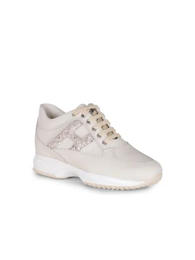 Hogan Interactive Sneakers In Neutral