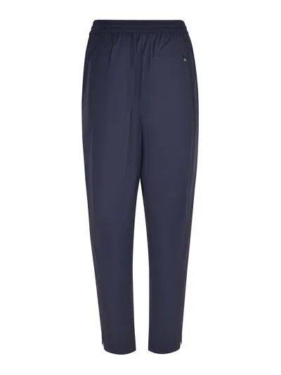Herno Pleated Drawstring Pants In Blue