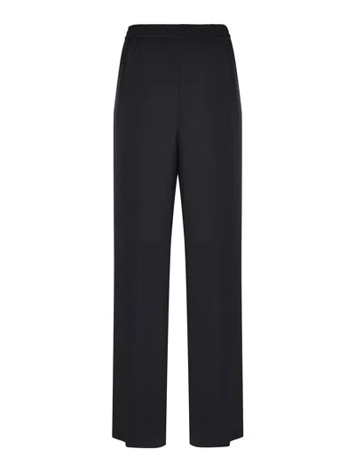Herno Drawstring Elasticated-waist Trousers In Black