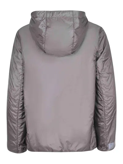 Max Mara The Cube Dark Grey Polyester Daria Padded Jacket In Gray