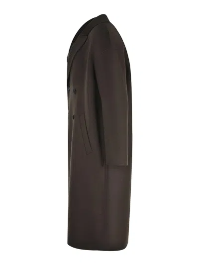 Amaranto Amaranth Coat In Brown