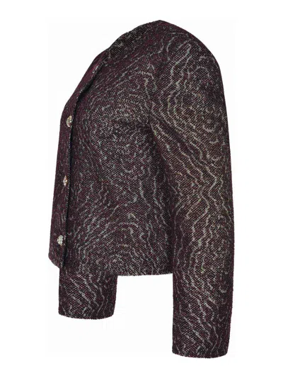 Solotre Jacket Made From A Wool Blend In Red