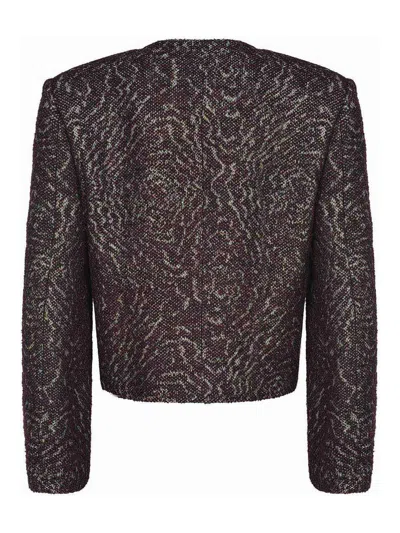 Solotre Jacket Made From A Wool Blend In Red