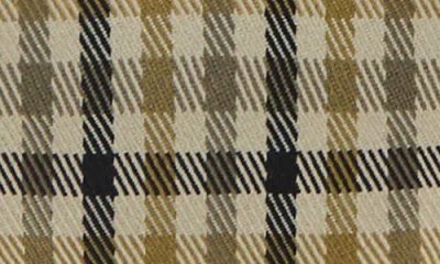 Mango Cap With Check Visor In Green