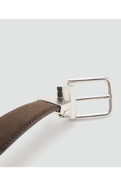 Mango Leather Belt In Gold