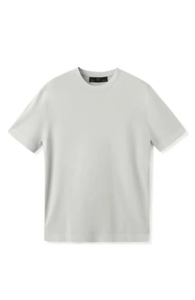 Mango Comfort Stretch Jersey T-shirt In Gray